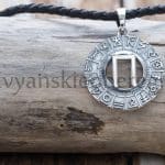 Серьги Кельтский узел любви Руна Перун серебро 925 с чернением, славянская руна кулон подвеска, Мастерская Ярило
